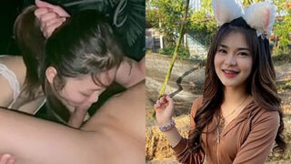 คลิปหลุด น้องแอล วัยรุ่นทางบ้าน อมควยจนเงี่ยน แล้วขึ้นโยกควย ชอบถ่ายคลิปเย็ดกับผัว แต่ดันหลุด แจ่ม